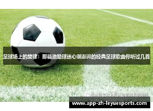 足球场上的旋律：那些激励球迷心潮澎湃的经典足球歌曲你听过几首